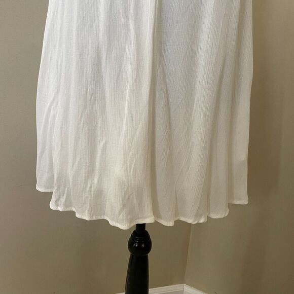 NEW Lulus Mini Dress Lined White Lace Dress Size Small Open Back Sleeveless - Picture 8 of 15